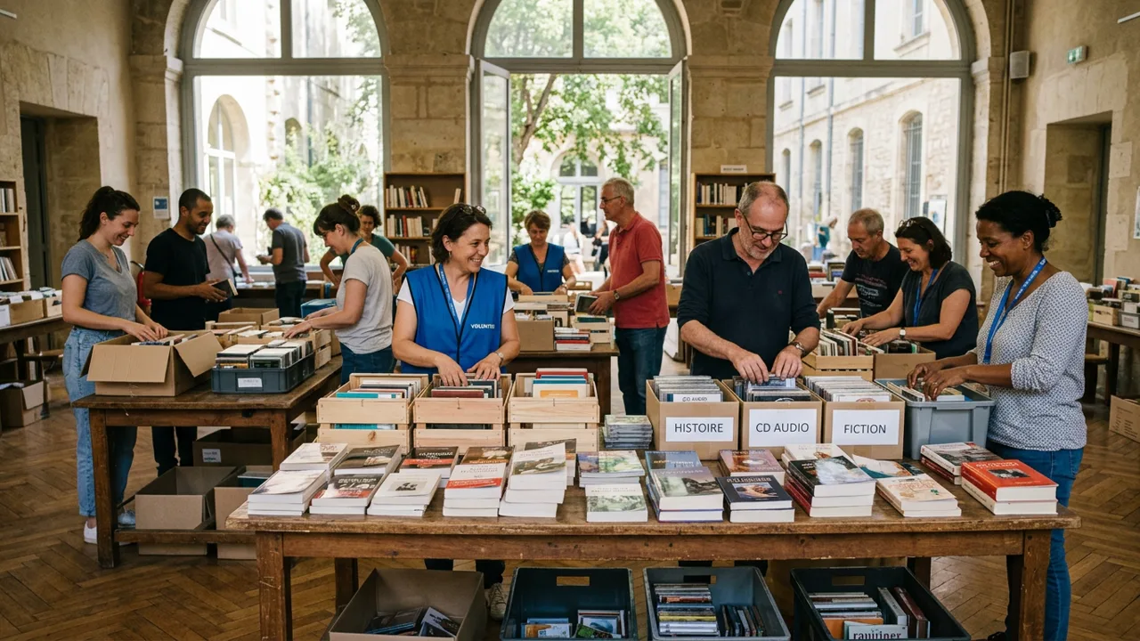 Atelier de tri et catalogage participatif des livres